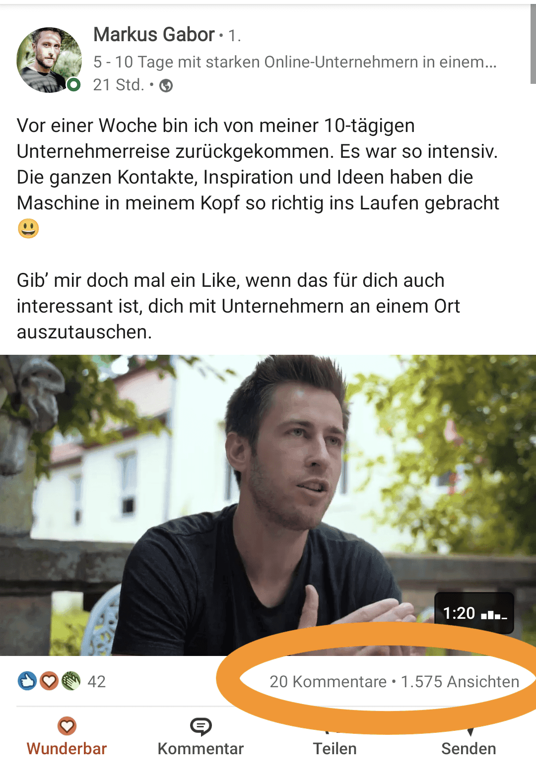 Markus, LinkedIn Formel Training von Michael Asshauer